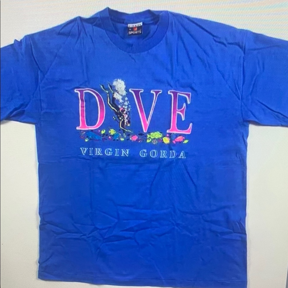Dive Graphic Tee - Blue